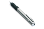 4IN1 - Metal ball pen with stylus point, torch and laser pointer